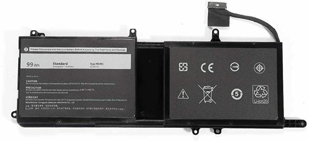 Battery for Alienware 9NJM1 15 R3 17 R4 ALW17C-D1738 ALW17C-D1748 ALW17C-D1758