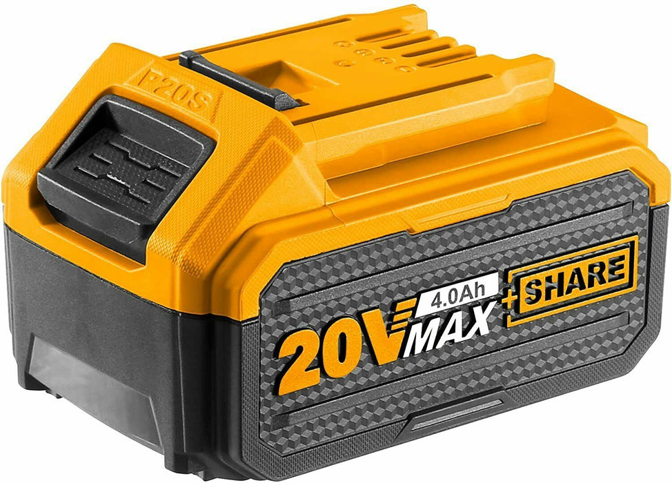 INGCO 20V 4.0Ah Lithium-Ion Battery Pack, Compatible with All INGCO 20V Power To