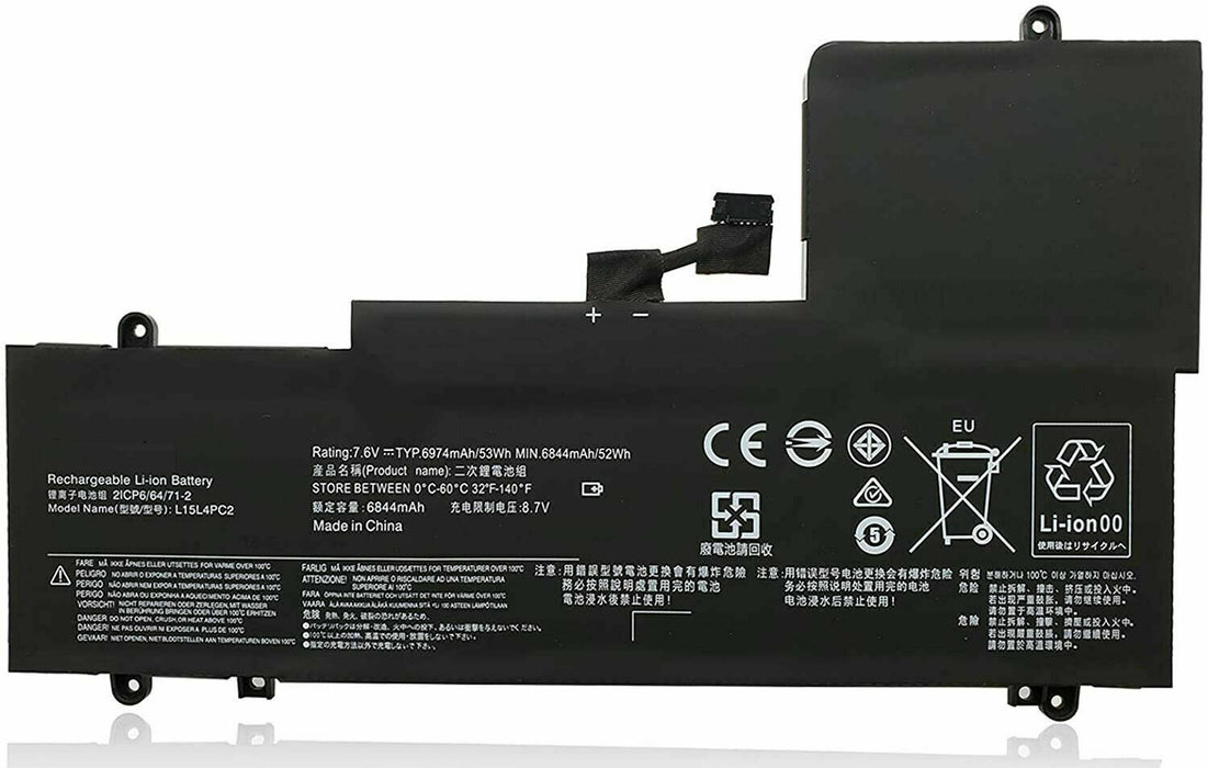 Battery replacement L15L4PC2 L15M4PC2 for Lenovo Yoga 710-14 710-14IKB 710-14ISK
