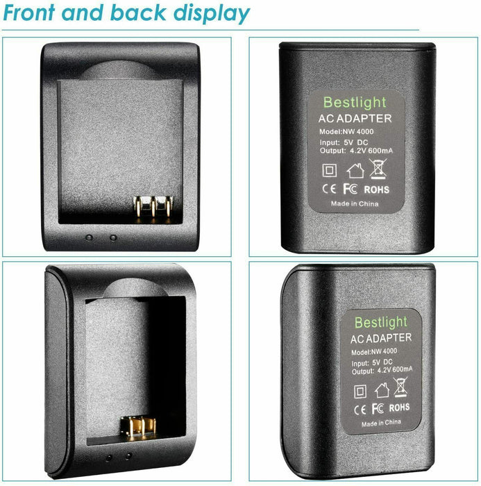 NW4000B Battery USB Battery Charger Neewer 900mAh Rechargeable