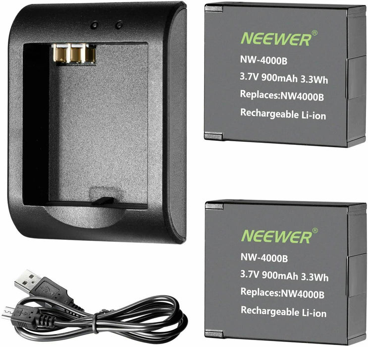 NW4000B Battery USB Battery Charger Neewer 900mAh Rechargeable