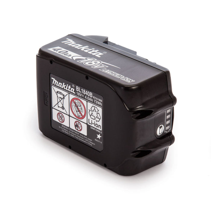 MAKITA 18V BATTERY 4.0AH LI-ION - BL1840 - BATTERY FUEL GAUGE