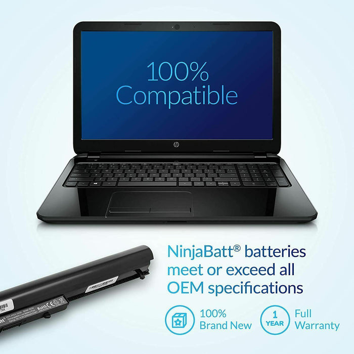 NinjaBatt Battery for HP OA04 740715-001 746641-001 HSTNN-LB5S 15-G092SA 250 G3