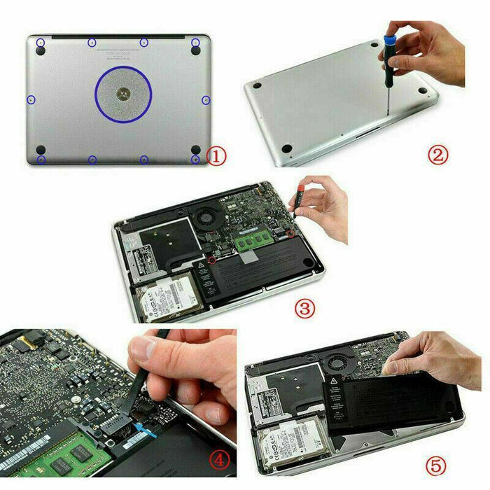 Replacement A1322 Apple Macbook Pro 13" A1278 2009 2010 2011 2012 Battery 63.5Wh