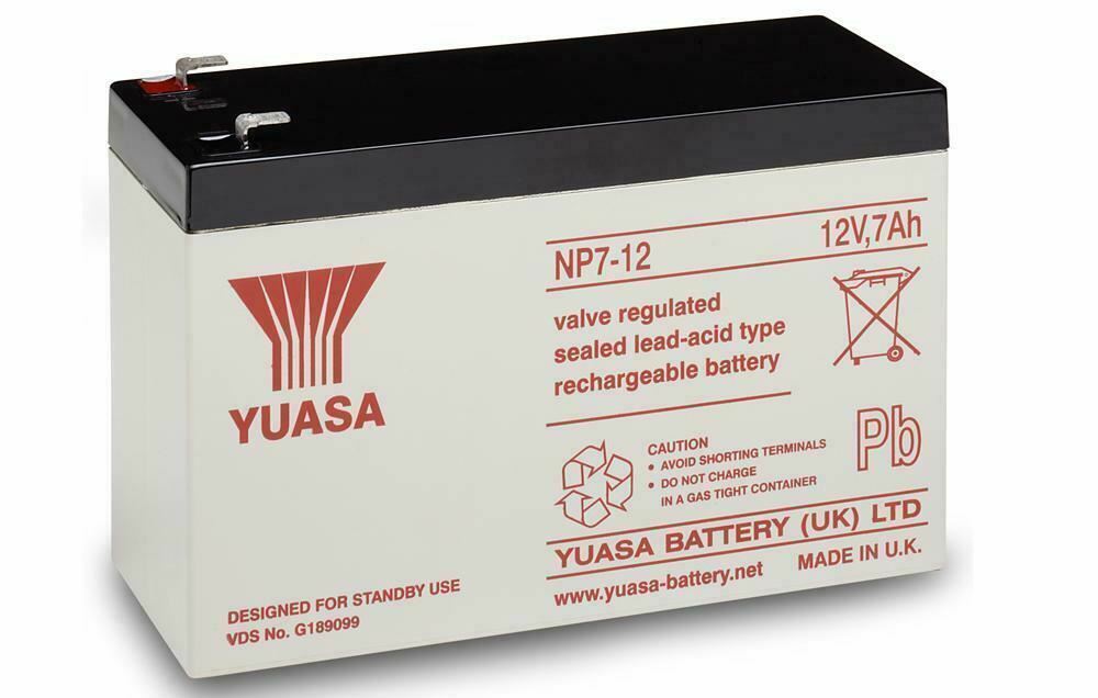 NP7-12 12v 7Ah 20HR GENUINE Yuasa Lead Acid Rechargeable Battery NP6-12
