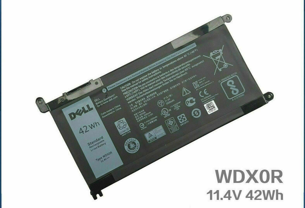 Genuine WDX0R Battery 42Wh Dell Inspiron 15 5567 5568 13 5368 7368 7569 7579