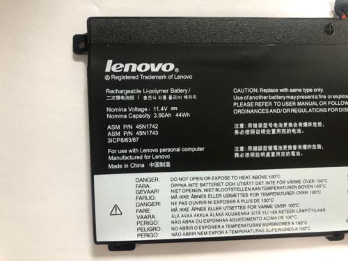 Genuine 45N1742 45N1740 45N1741 battery For Lenovo ThinkPad T550 T550s W550