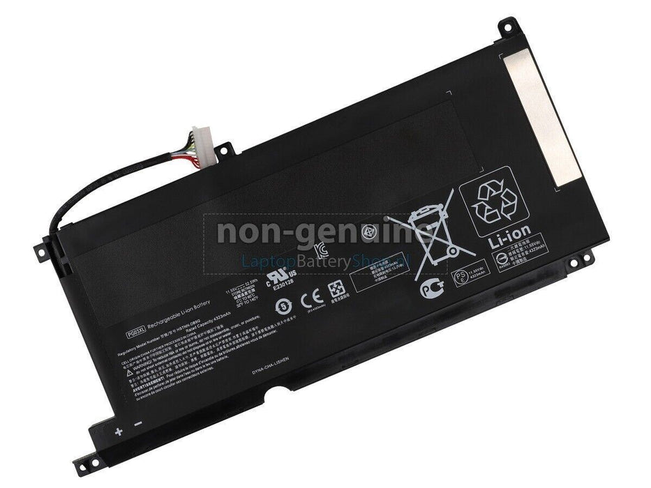 Battery 5600mAh Li-Po for HP 831532-421, HSTNN-LB7C, PG03XL