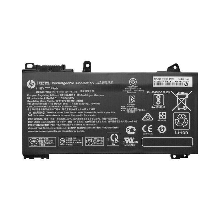Genuine Battery RE03XL For HP ProBook 430 440 445 450 455R G6 G7 HSTNN-DB9N