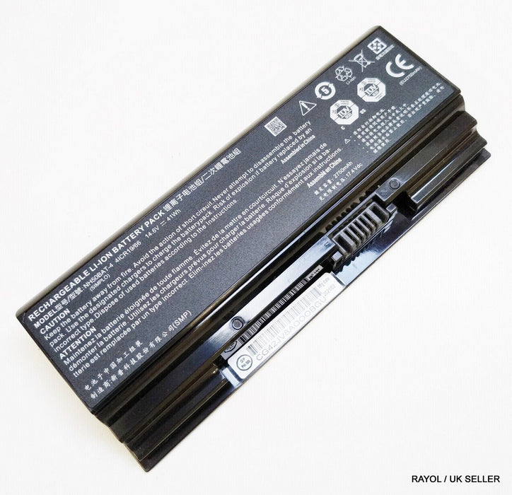 Genuine Clevo Battery for NH50ED NH50RA NH50RC NH55ED NH55RA NH58RH, NH50BAT-4