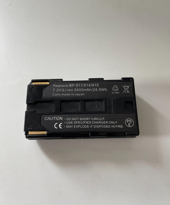 Canon BP-925 BP-911 BP-914 BP-950 BP-915 BP-930 Battery Replacement 3400mAh