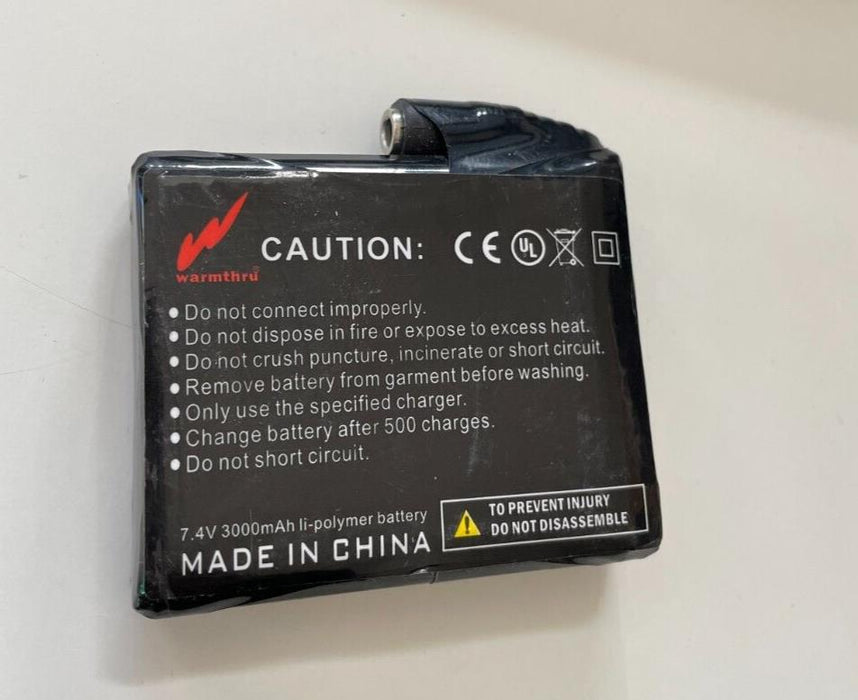 1x Warmthru Heated Gloves Heated Socks Rechargeable Li-Po Battery 7.4V 2200MAH