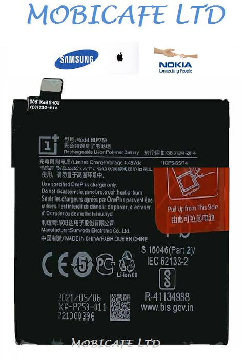 Genuine OnePlus 8 Pro BLP759 IN2023 IN2020 IN2021 IN2025 Battery - 4510mAh