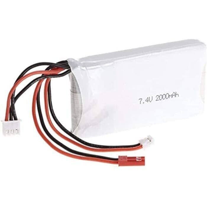 Battery 7.4V 2000mAh 8C FrSky Taranis Q X7 2.4G ACCST 16CH RC Transmitter