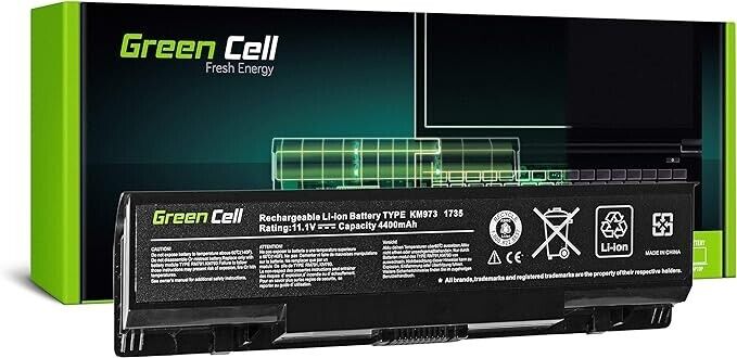 Green Cell RM791/KM973 Laptop Battery for Dell Studio 17 1735 36 6 Cell 4400mah