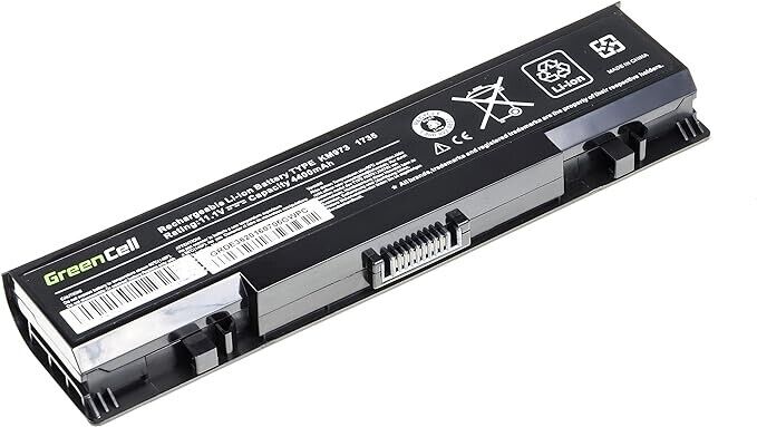 Green Cell RM791/KM973 Laptop Battery for Dell Studio 17 1735 36 6 Cell 4400mah