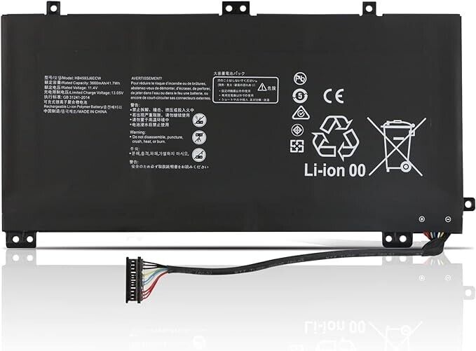 HB4593J6ECW Li-lon Battery for Huawei MateBook 13 i7 WRT-W19 MateBook 13 WRT-WX9
