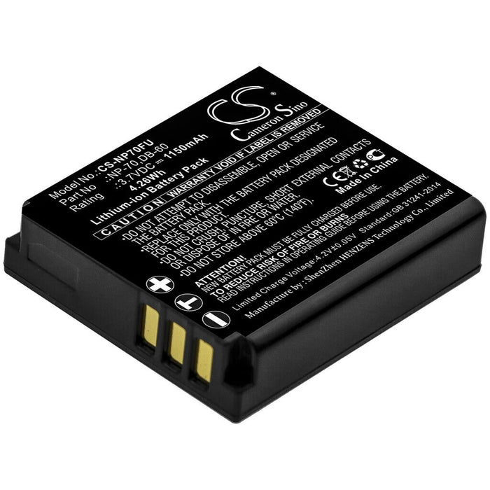 Battery for Panasonic CGA-S005 DMW-BCC12 | DMC-FX100/FX150/FX180/LX1/LX2/LX3