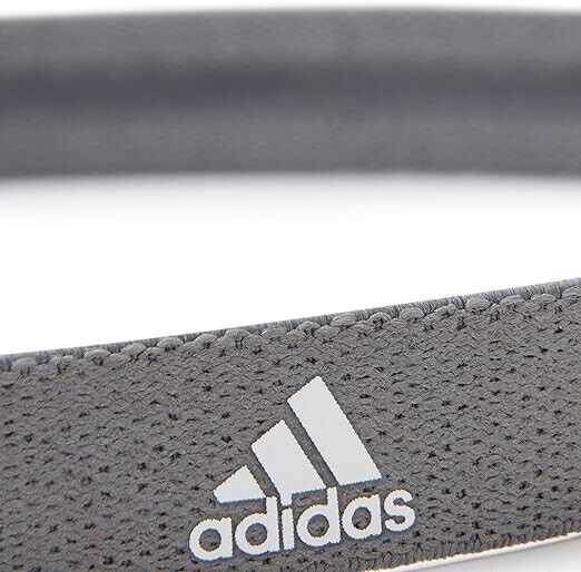 adidas Sports Hair Bands (3 Pack) Grey White Black