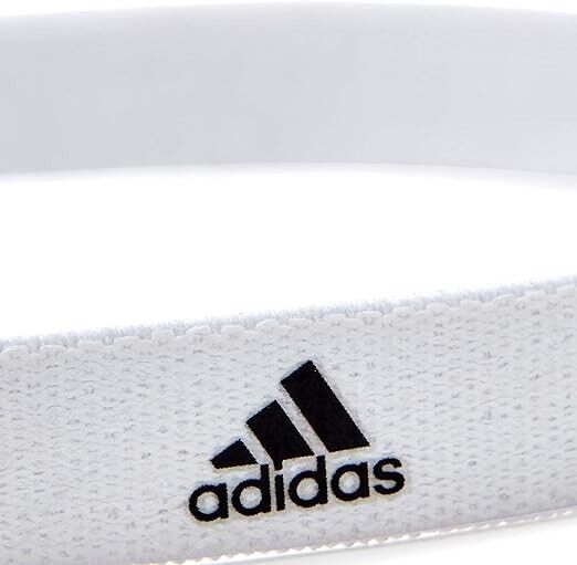 adidas Sports Hair Bands (3 Pack) Grey White Black