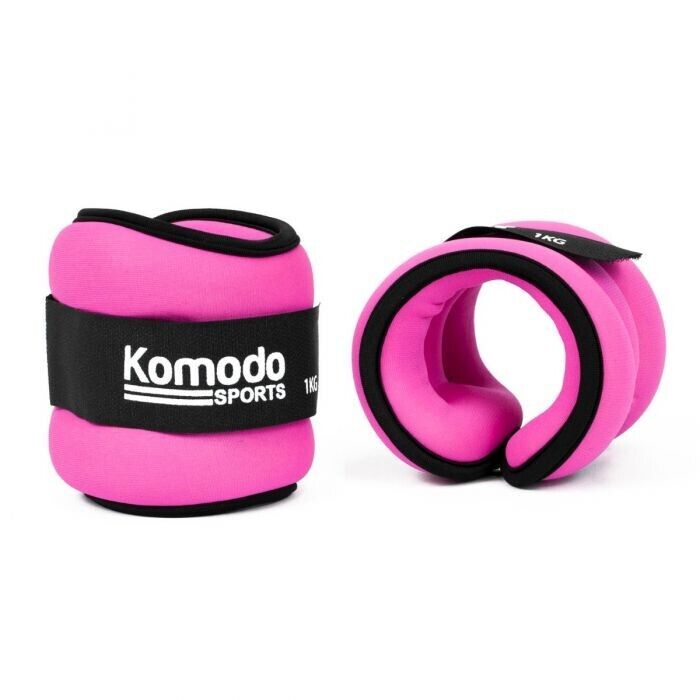 1x Komodo Pink Neoprene Ankle Weights