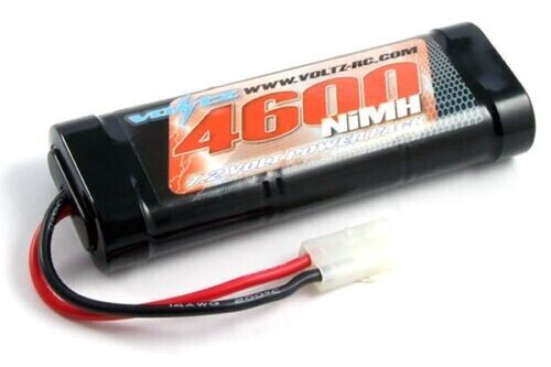 Voltz 4600mAh 7.2v NiMH RC Car Battery Stick Pack w/Tamiya Connector USED