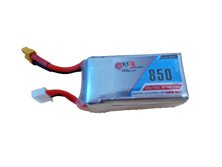 GAONENG GNB 850mAh 3S 11.1V 80C Lipo Battery with XT30 Plug Size 90-150mm Drones