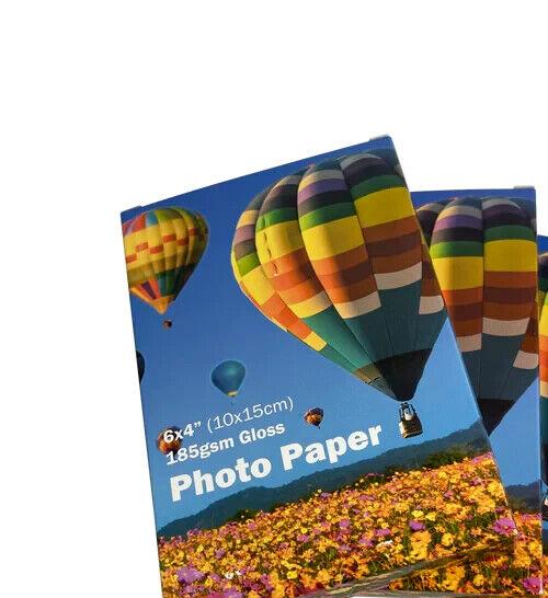 1x pack Premium 6x4" Photo Paper 185gsm, 100 sheets - New