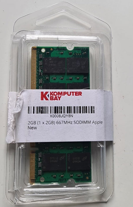 1x 2GB 667MHz SODIMM - New