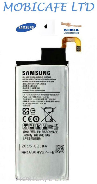 Genuine Samsung Galaxy S6 Edge Battery - EB-BG925ABE 2600mAh