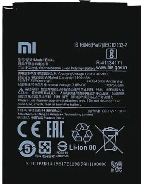 Original Replacement Battery for Xiaomi Redmi Note 8 Pro 4400MAH BM4J