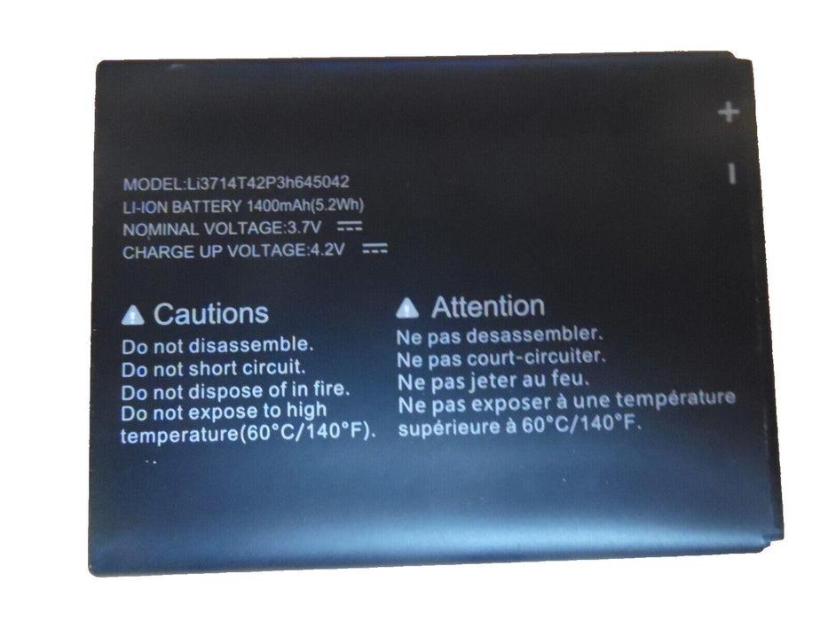 Battery for Vodafone Smart First 7 VFD 200 Li3714T42P3h645042 1400mAh