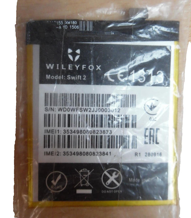 Replacement battery for Wiley Fox Swift 2 2700 mAh