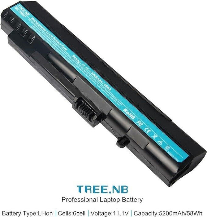Tree.NB Laptop Battery for Acer Aspire One 8.9" A110 A150 D150 D250 ZG5 Series A