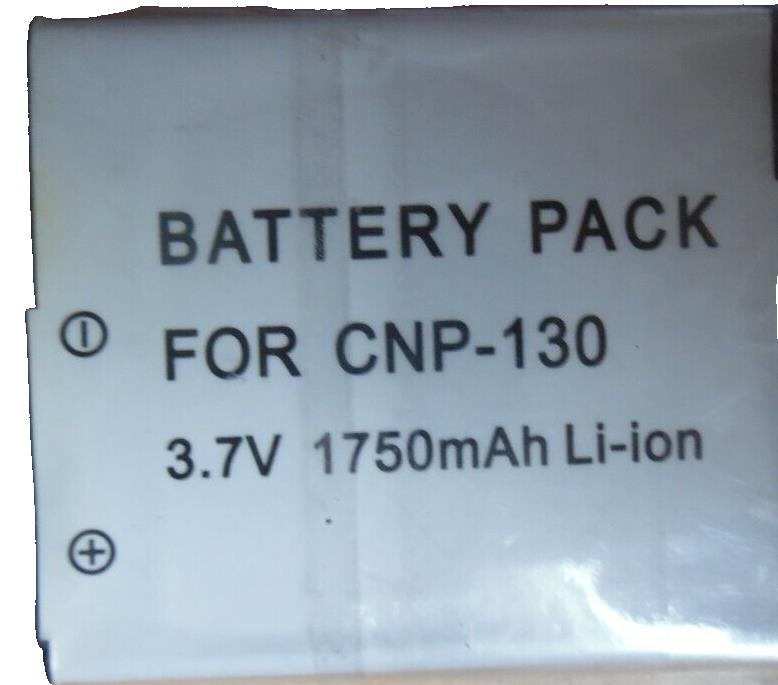 Ex-Pro Digital Camera Battery NP-130 NP130 for Casio Exilim 1750mAh
