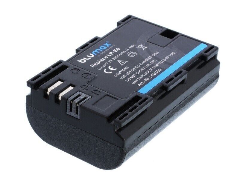 Original Blumax Battery for Canon EOS 6D/7D/7D Mark II / 60D/60Da/70D/80D