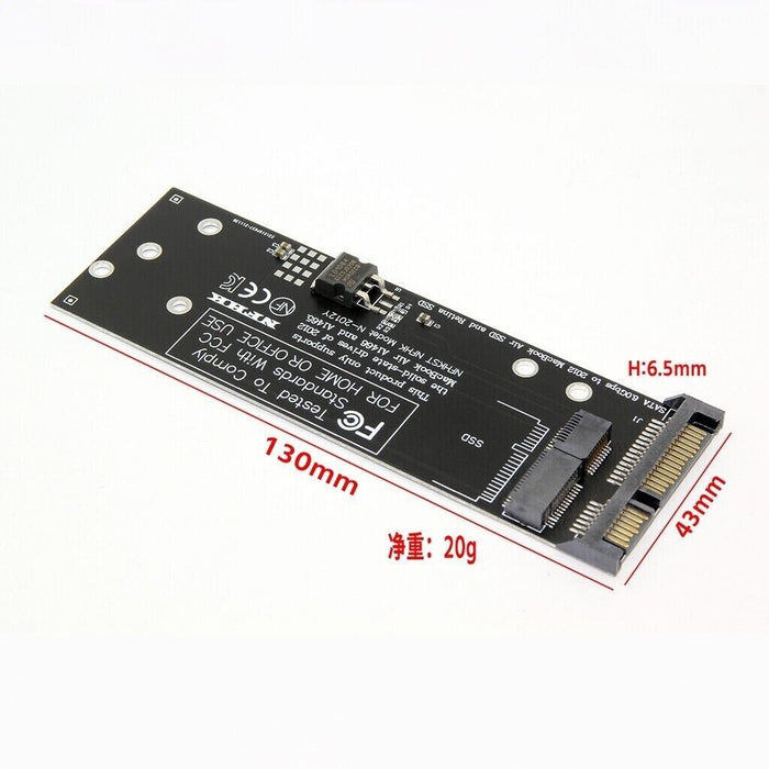 2012 MacBook Air A1466 A1465 A1425 SSD to SATA adapter card original slot