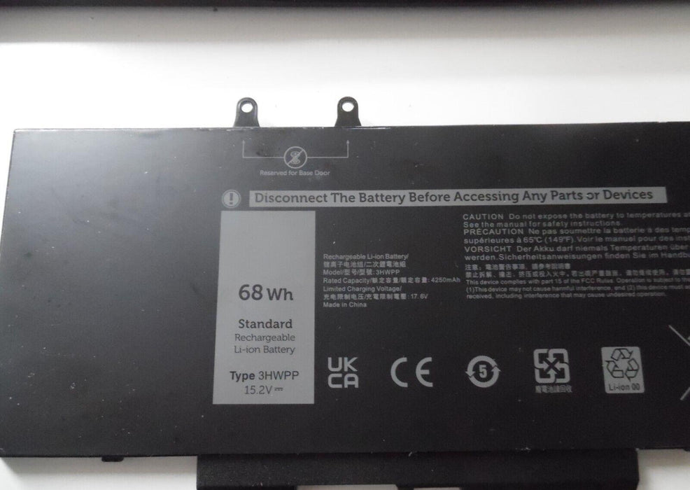 3HWPP Battery For Dell Latitude 5401 E5401 14 5410 E5410 Precision 3541 3551