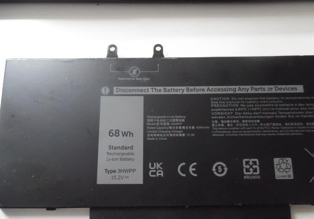 3HWPP Battery For Dell Latitude 5401 E5401 14 5410 E5410 Precision 3541 3551