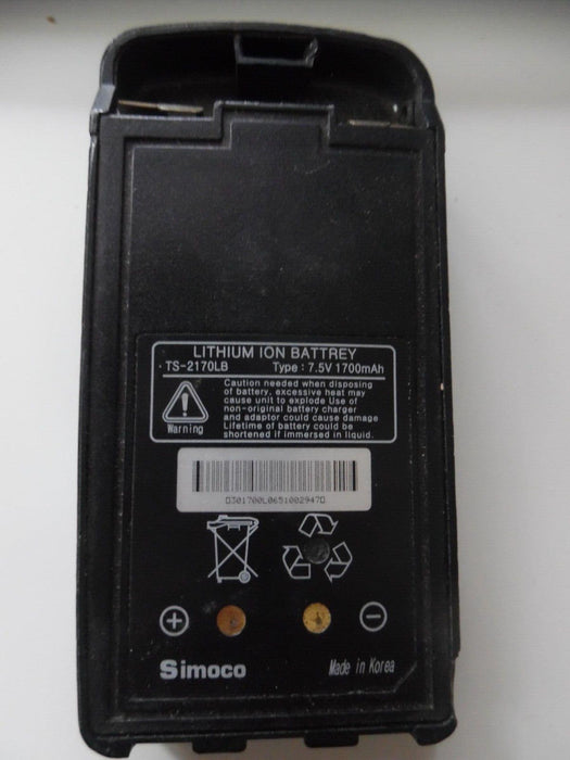 Team Simoco/Sepura TS-2170LB Battery Used