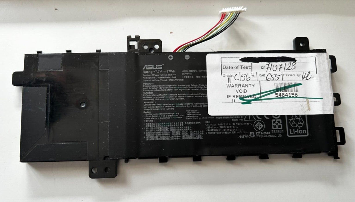 Genuine ASUS Battery for VivoBook 14 A412xx, VivoBook 14 X412xx Series, C21N1818