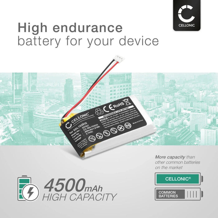Cellonic SDL702035 Battery for FLIR One Pro 450mAh Battery Replacement