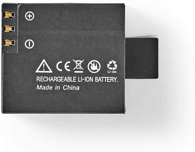 NEDIS ACBT20BK Action Camera Rechargeable Battery 1000 mAh with 90 Min Life Time