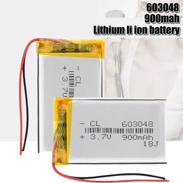 3.7V Lipo cells 603048 900mah Polymer Rechargeable Battery For MP3 MP4 GPS