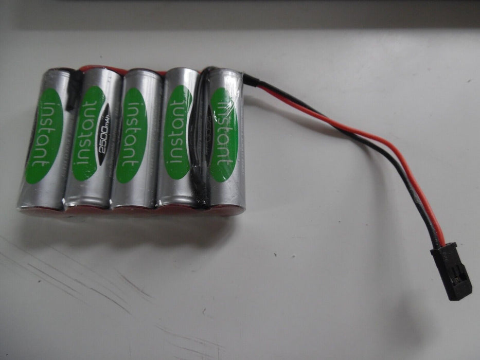 Rechargeable Battery 6v Pack 2500 AA Nimh Flat LSD Futaba RX VAPEXTECH UK