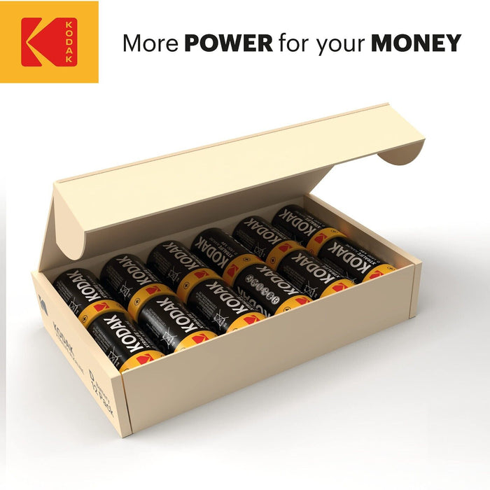 KODAK D Batteries Mono Lr20 Alkaline Battery High Capacity D Cell Batteries For