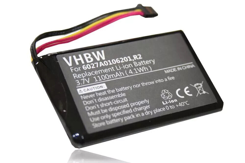 BATTERY satnav 1100mAh for TomTom XXL South Africa, R2, 6027A0106201