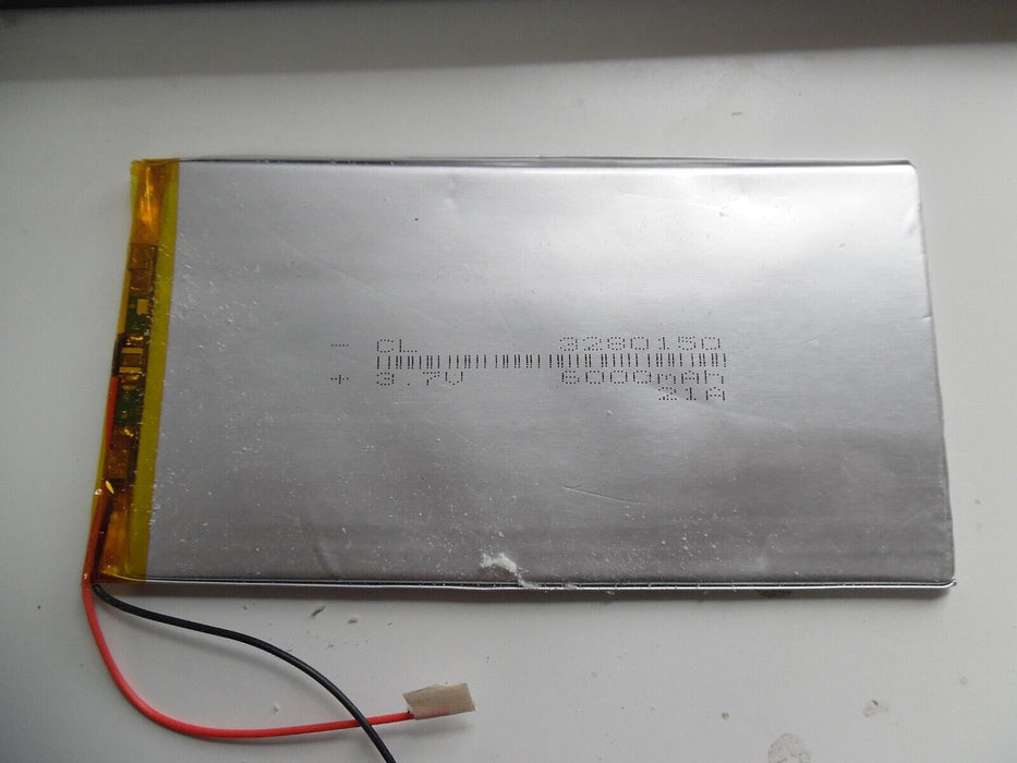 3.7V 6000mAh Li-Po Battery (3280150) Rechargeable High Capacity Tablet + Device