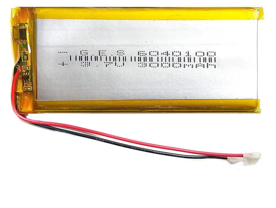 3.7V 3000mAh LiPo 1S Polymer Rechargeable Battery: Power Bank PAD PC - 6040100