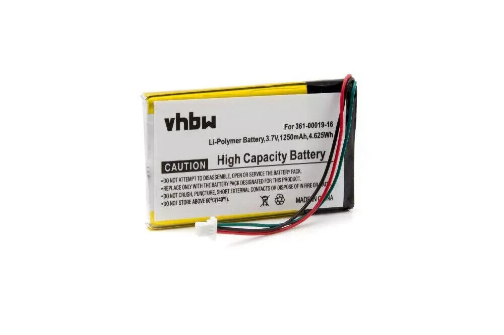 Battery for Garmin Nuvi 1300 1340T Pro 1350 361-00019-16 361-00019-40 1250mAh